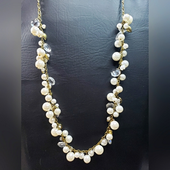 Chloe & Isabel Pearls and Crysyals Bauble Necklace - Picture 1 of 8